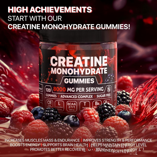 Muscle Boost Gummies 120 piece pack front view