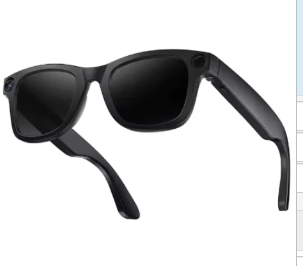 AI camera smart glasses sunglasses style – front view