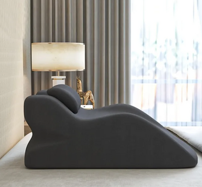 tomach sleeper pillow – dark gray, low-profile design for prone sleepers
