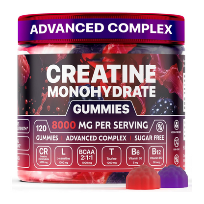 Muscle Boost Gummies 120 piece pack front view