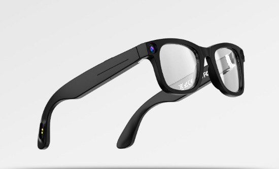 AI camera glasses sunglasses – side profile view