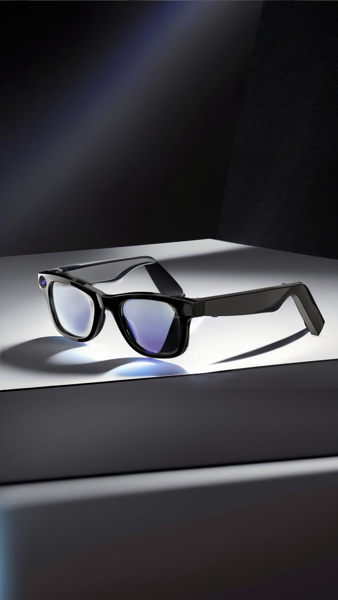AI Glasses sitting flat
