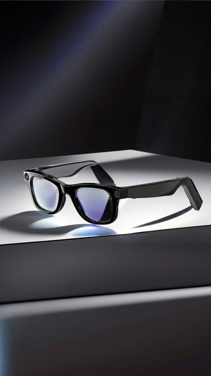 AI Glasses sitting flat